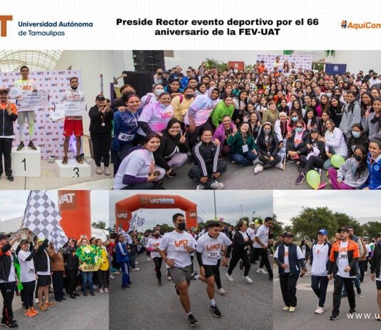 Preside rector convivencia deportiva en la Facultad de Enfermería Victoria