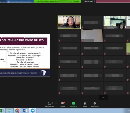 Capacitan a personal de la FGJET en materia de “Protocolo de Feminicidio”.