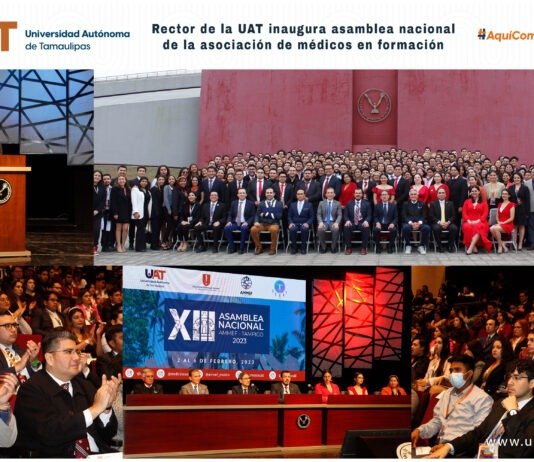 Inaugura rector de la UAT asamblea nacional de médicos en formación