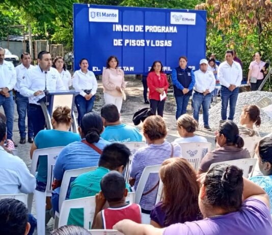 Gobierno mantense aplica programa losas y pisos 2023