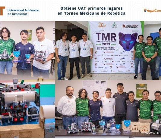 Obtiene la UAT primeros lugares del Torneo Mexicano de Robótica 2023