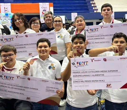 Destaca la UAT en Feria Estatal de Ciencias e Ingenierías Tamaulipas 2024