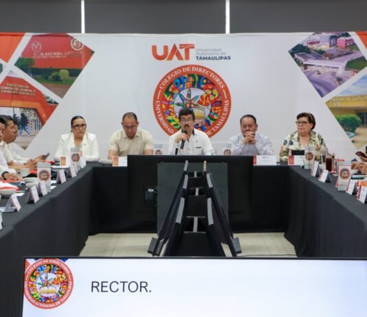 Rector de la UAT preside en la UAM Mante la reunión del Colegio de Directores