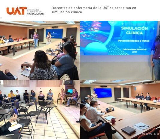 Docentes de Enfermería de la UAT se capacitan en simulación clínica
