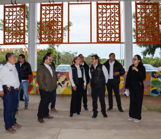 Rector de la UAT supervisa en el Campus Sur obras de infraestructura