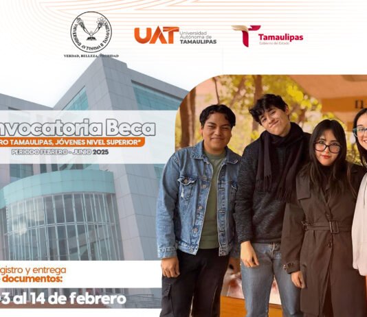 Difunde la UAT convocatoria Beca Futuro Tamaulipas Jóvenes Nivel Superior