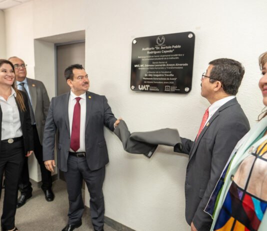 Rector de la UAT inaugura obras y fortalece infraestructura en la Facultad de Derecho Victoria