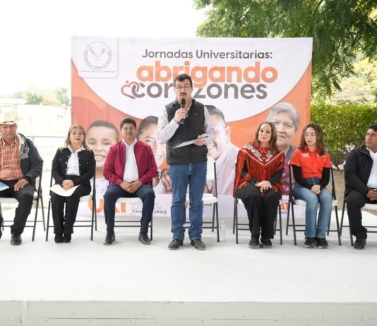 Rector de la UAT inaugura las jornadas “Abrigando Corazones”