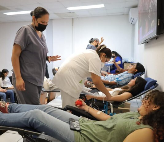 Colabora la UAT en campaña altruista para la donación de sangre