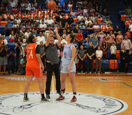 Rector de la UAT inaugura la temporada 2025 de la LNBP Femenil