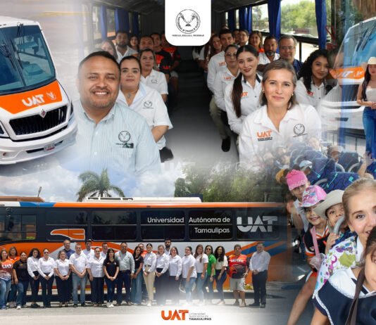 Entrega la UAT nuevas unidades para el transporte gratuito de sus estudiantes