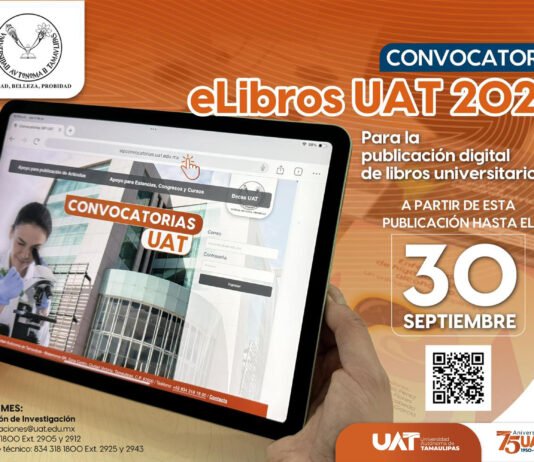 Lanza la UAT convocatoria para la publicación de libros digitales