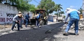 Avanza Gobierno de Patty Chío en la rehabilitación de calles