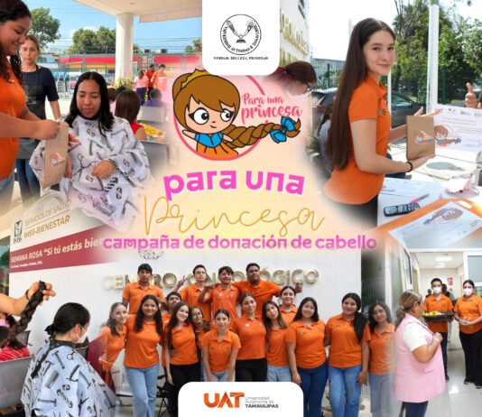 Realiza la UAT jornada de donación de cabello en apoyo a pacientes oncológicos