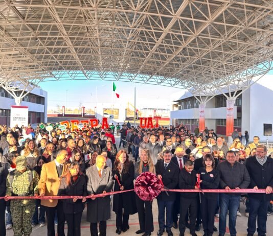 UAT y Gobierno de Nuevo Laredo inauguran obras en la nueva Preparatoria