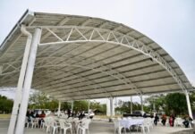 Inauguran obras de beneficio comunitario en Águilas de la Victoria