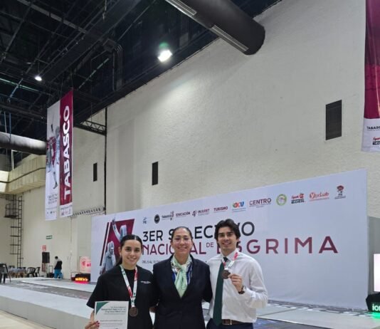 Destacan estudiantes de la UAT en Nacional de Esgrima