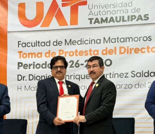 Inicia nueva gestión en la Facultad de Medicina Matamoros