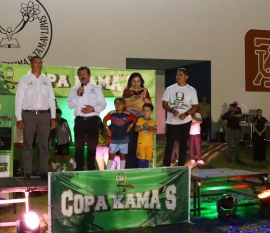 Con gran éxito inaugura Dámaso Anaya el estatal de la Copa Kama’s de fútbol