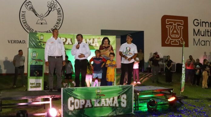 Con gran éxito inaugura Dámaso Anaya el estatal de la Copa Kama’s de fútbol