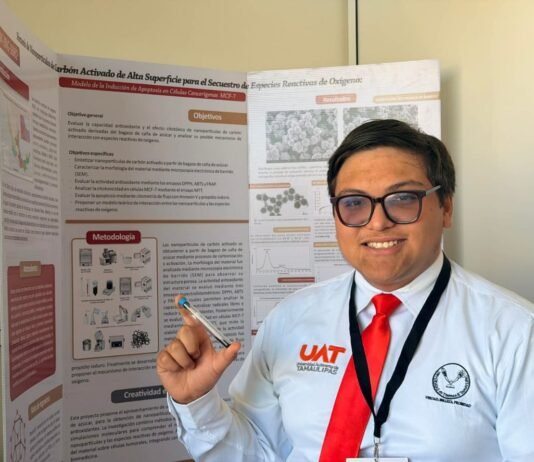 Estudiante de la UAT pone en alto a Tamaulipas en la FEMECI 2026
