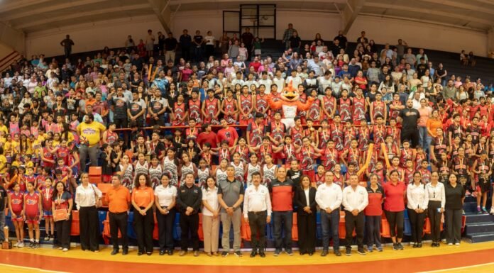 El rector Dámaso Anaya consolida el éxito de la primera Copa UAT de Básquetbol