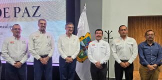 Rector de la UAT presenta avances del Atlas de Riesgos ante el gobernador en la Mesa de Paz
