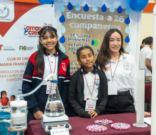 Con asesoría de la UAT alumnas de primaria crean filtro ecológico de agua