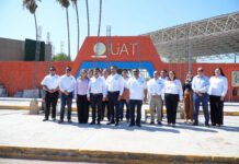 Contará la UAT con más y mejores edificios e infraestructura en Nuevo Laredo. El rector supervisó obras en la frontera