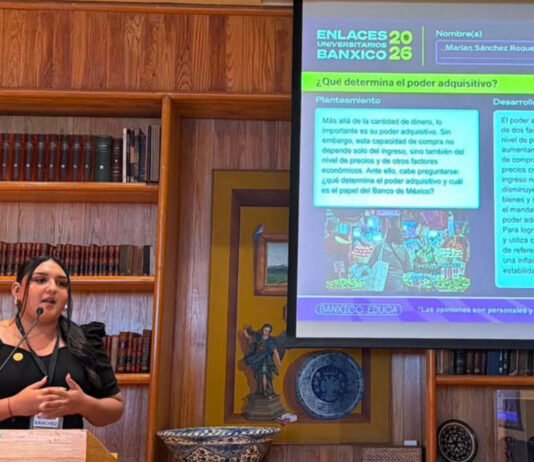 Destaca alumna de la UAT en proyecto de Banxico