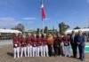 Escolta de bandera de la FEV-UAT destaca en ceremonia del INE en el inicio del Proceso Electoral 2026-2027