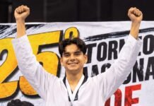Alumno de la UAT conquista oro en Nacional de Taekwondo