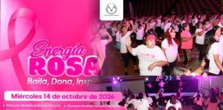 Organiza la UAT el Zumbathón con Causa “Energía Rosa: Baila, Dona, Inspira”