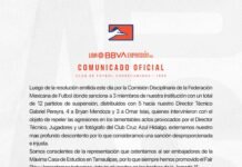 COMUNICADO OFICIAL CORRECAMINOS