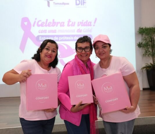 Fortalece DIF Tamaulipas la prevención, atención y recuperación de mujeres con cáncer de mama