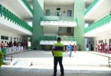 Realiza Facultad de Enfermería Victoria ejercicio de evacuación en simulacro de incendio