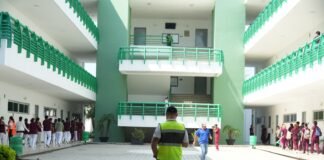 Realiza Facultad de Enfermería Victoria ejercicio de evacuación en simulacro de incendio